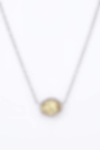 Gold Finish Austrian Crystal Pendant Necklace by ESME at Pernia's Pop Up Shop