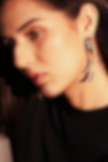 Gold Plated Brass Dangler Earrings by ESS&NOI at Pernia's Pop Up Shop