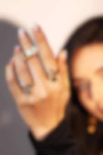 Gold Plated Brass Ring by ESS&NOI at Pernia's Pop Up Shop