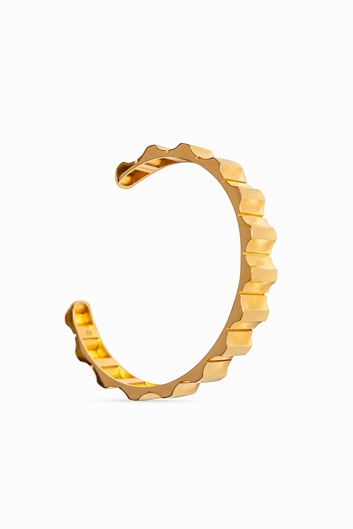 Gold Plated Ripple Bracelet by ESS&NOI at Pernia's Pop Up Shop