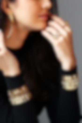 Gold Plated Ripple Bracelet by ESS&NOI at Pernia's Pop Up Shop