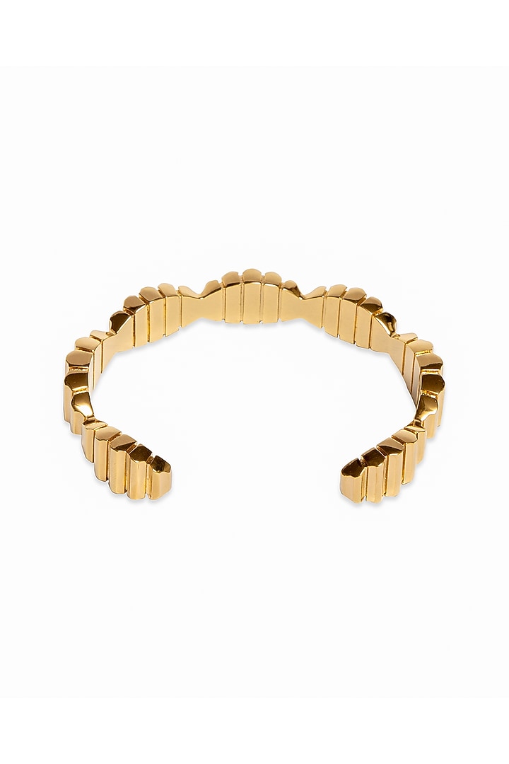 Gold Plated Ripple Bracelet by ESS&NOI at Pernia's Pop Up Shop