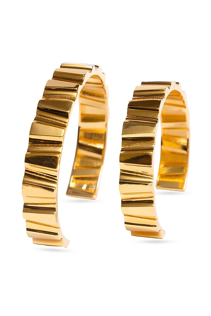 Gold Plated Ripple Bracelet by ESS&NOI at Pernia's Pop Up Shop