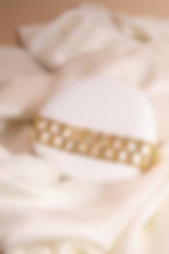 Gold Plated Brass Choker Necklace by ESS&NOI at Pernia's Pop Up Shop