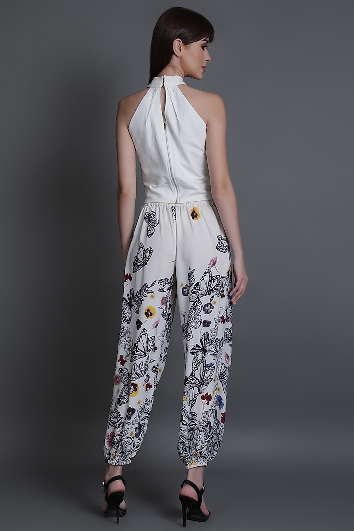 White Butterfly Co-Ord Set by Estera at Pernia's Pop Up Shop