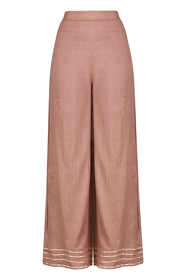 Champagne gold embroidered anarakali set available only at Pernia's Pop Up Shop.