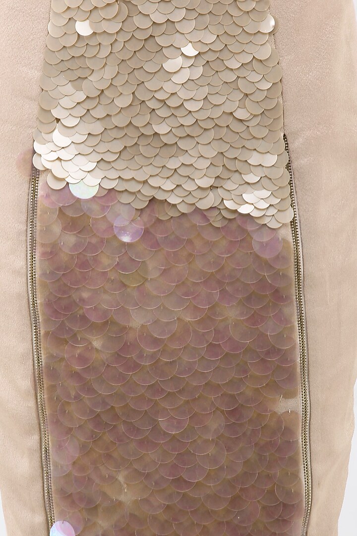 Blush pink pencil skirt available only at Pernia's Pop Up Shop.