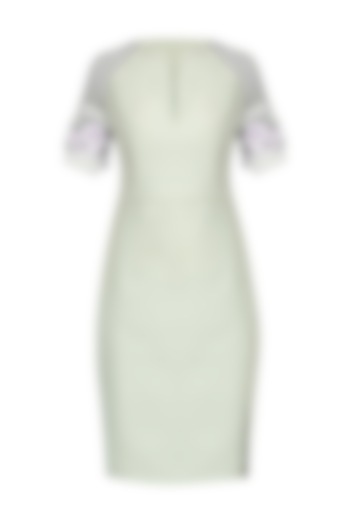 Mint Green Embroidered Dress by Esse