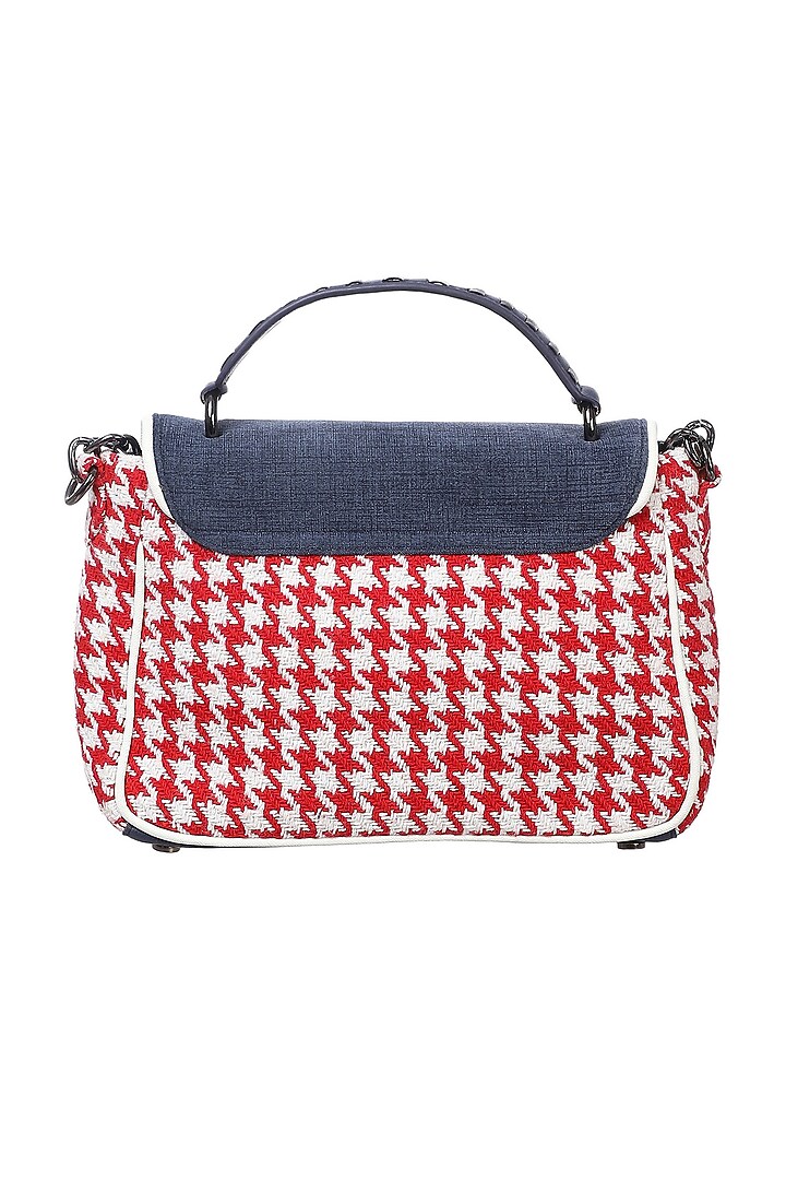 Blue Cotton & Poly Blend Handbag by Etcetera at Pernia's Pop Up Shop