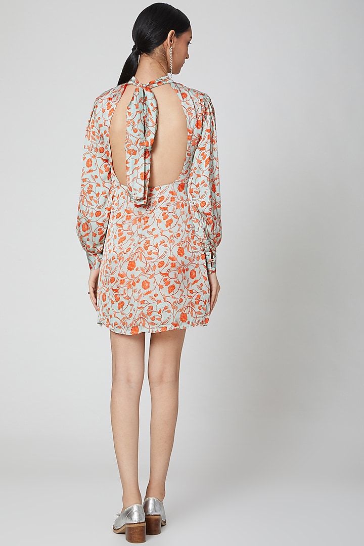 Mint Green Printed Summer Dress by Etre at Pernia's Pop Up Shop