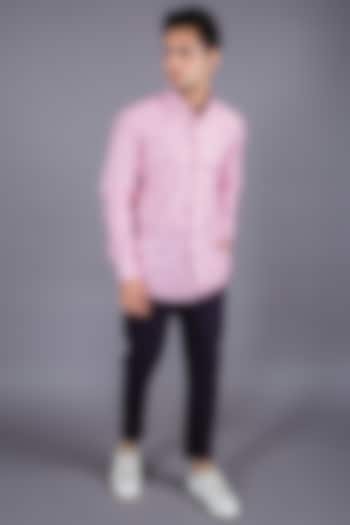Pink Checkered Shirt by Eleven Brothers