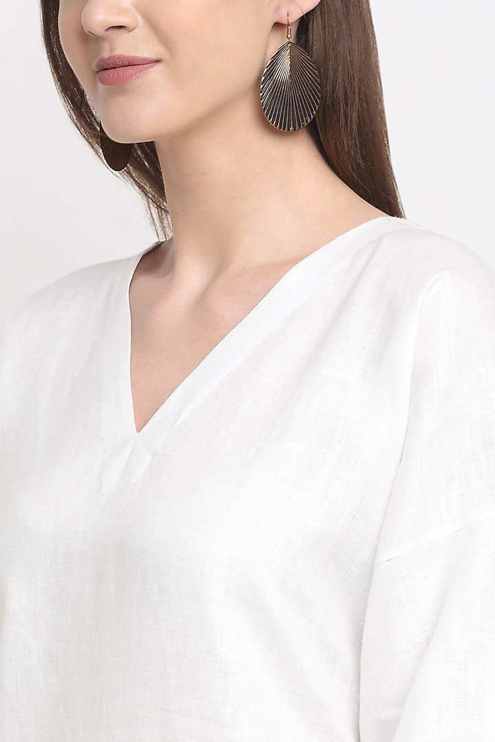 White Hemp Tunic by Ewoke at Pernia's Pop Up Shop
