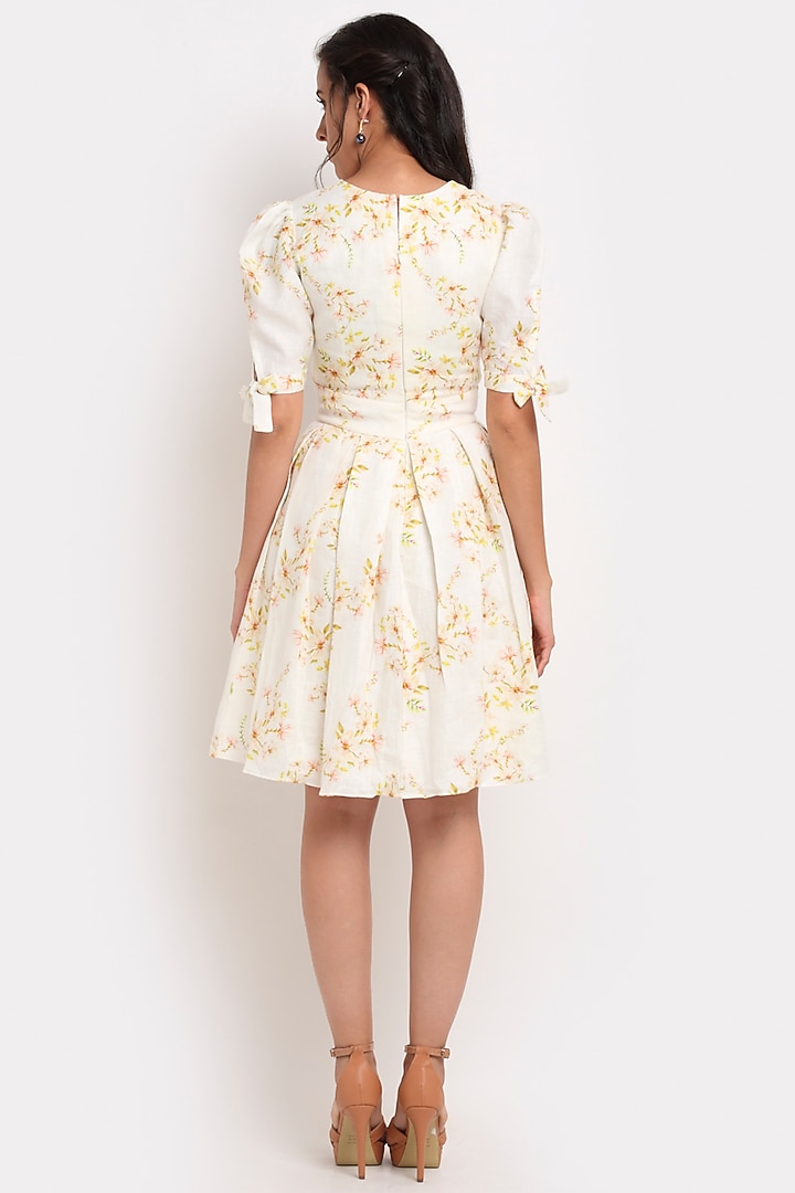 White Hemp Summer Dress by Ewoke at Pernia's Pop Up Shop