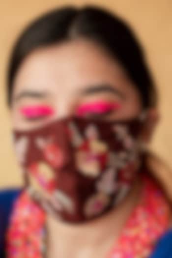 Blood-Red Tencel Mask by Ewoke