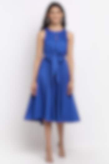 Cobalt Blue Tencel Dress by Ewoke