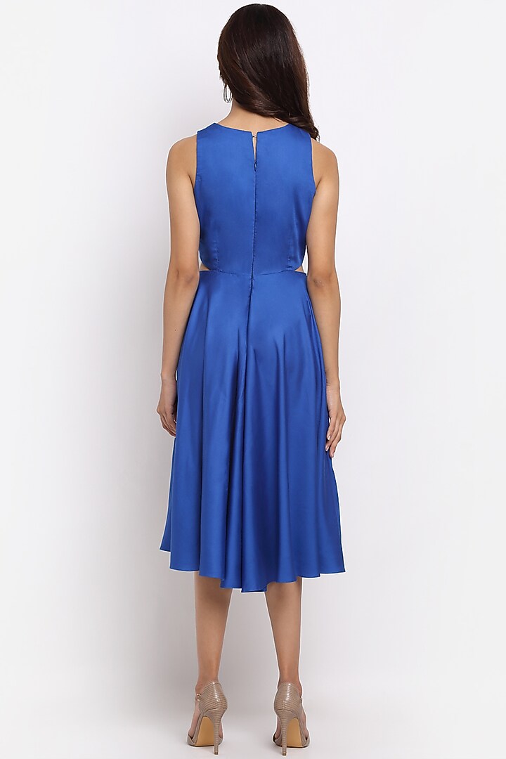 Cobalt Blue Tencel Summer Dress by Ewoke at Pernia's Pop Up Shop
