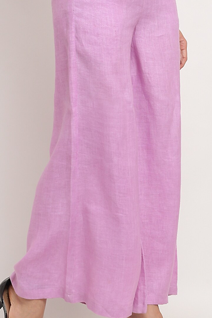 Purple Hemp Pant Set by Ewoke at Pernia's Pop Up Shop