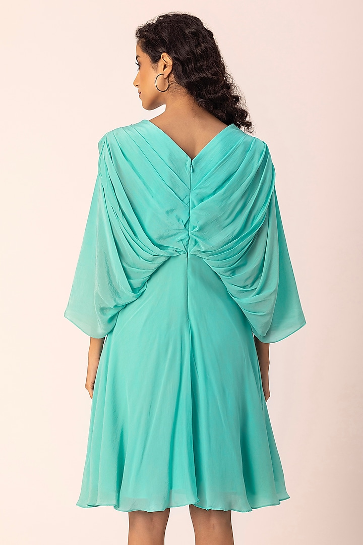 knee length winter dresses with sleeves Dark Gray Wool Dress - Long Sleeve Flared Knee Length