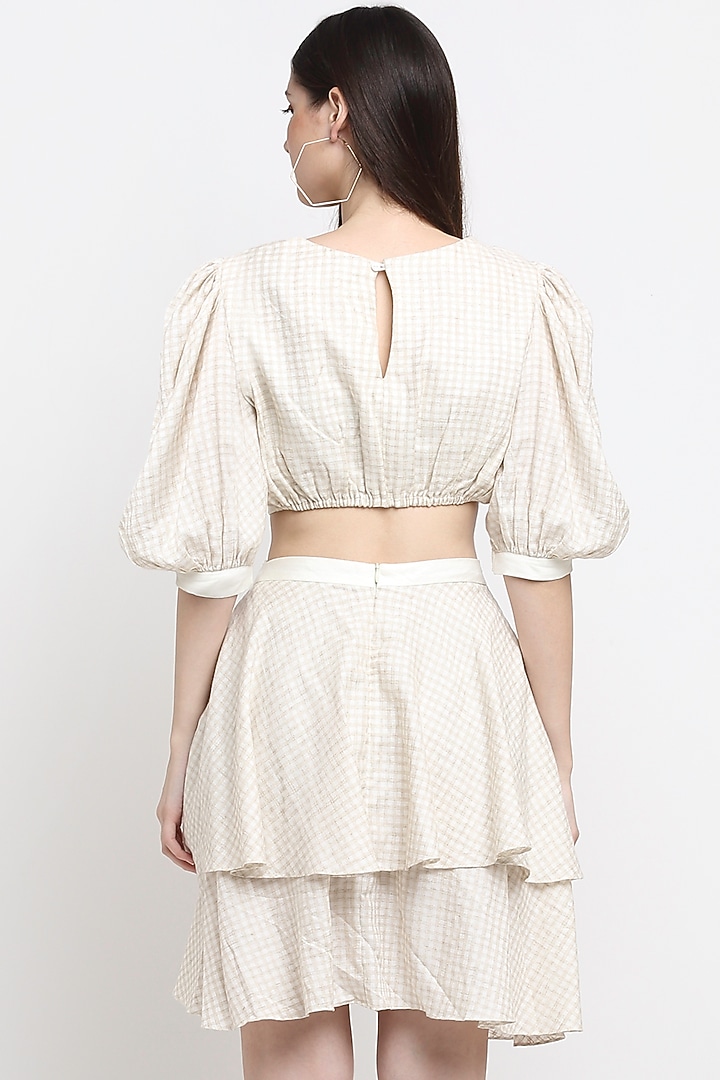 White Tencel Tiered Summer Dress by Ewoke at Pernia's Pop Up Shop