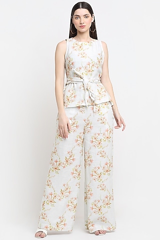 Pearl Printed Pant Set by Ewoke
