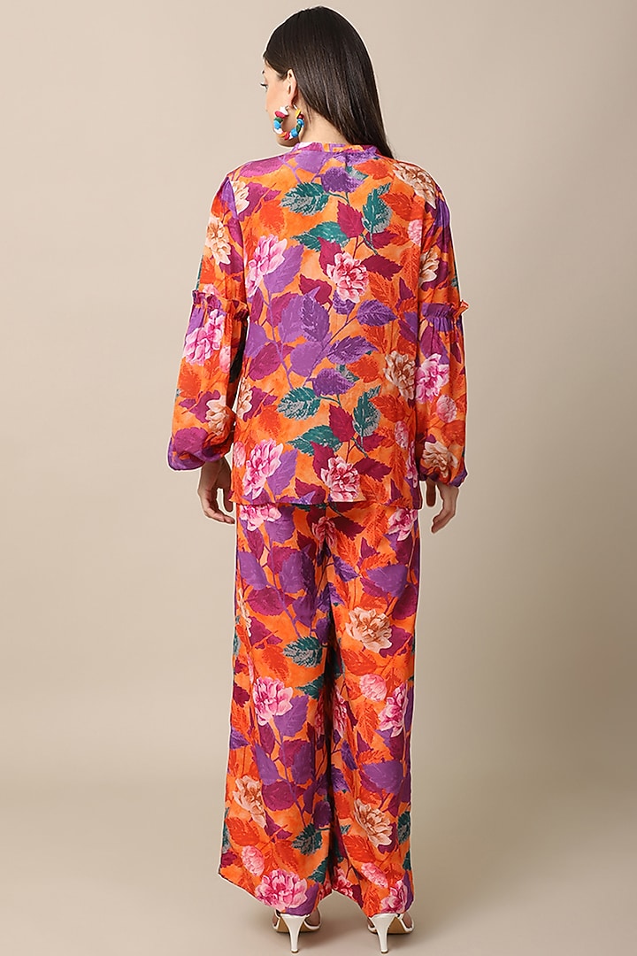 Multi-Colored Printed Co-Ord Set by Ewoke at Pernia's Pop Up Shop