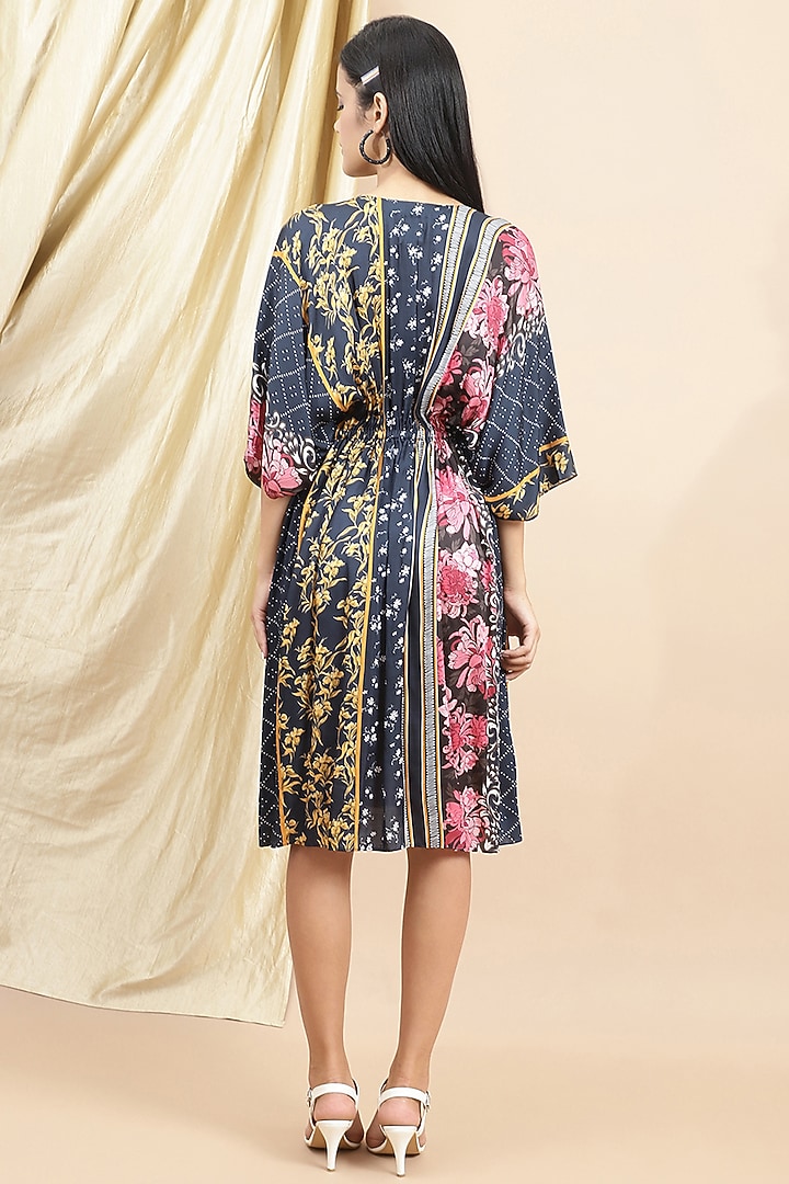 Multi-Colored Satin Kaftan Summer Dress by Ewoke at Pernia's Pop Up Shop
