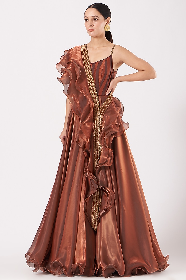 accordion pleated dress Menpachi ʻŪʻū Keyhole Maxi Shift XL and side pockets Shoe size:3 Colour_Rosewood High Neck Low Back
