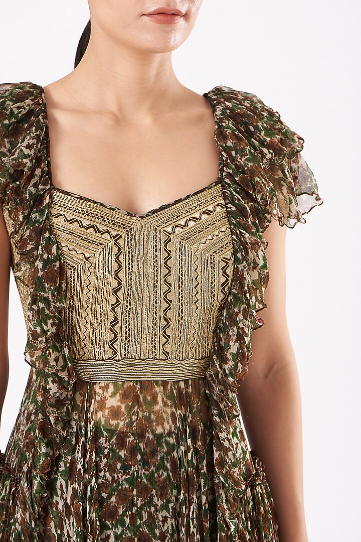 Copper Embellished Tunic Set by Expressionist By Jaspreet at Pernia's Pop Up Shop
