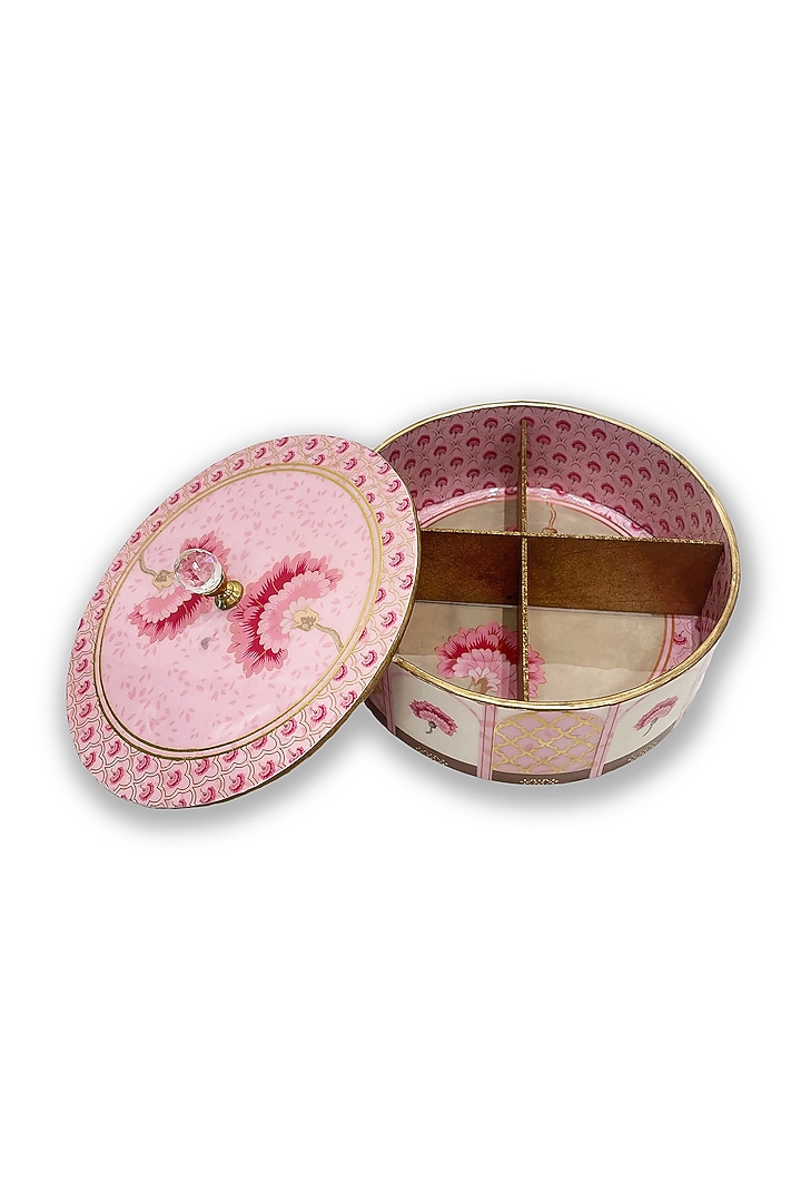 Pink Floral Motif Box by Expression Gifting at Pernia's Pop Up Shop