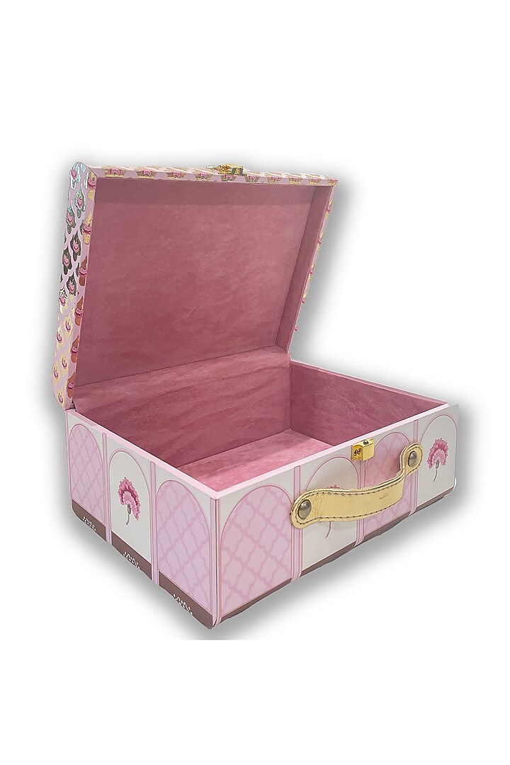 Pink Wooden Trunk by Expression Gifting at Pernia's Pop Up Shop