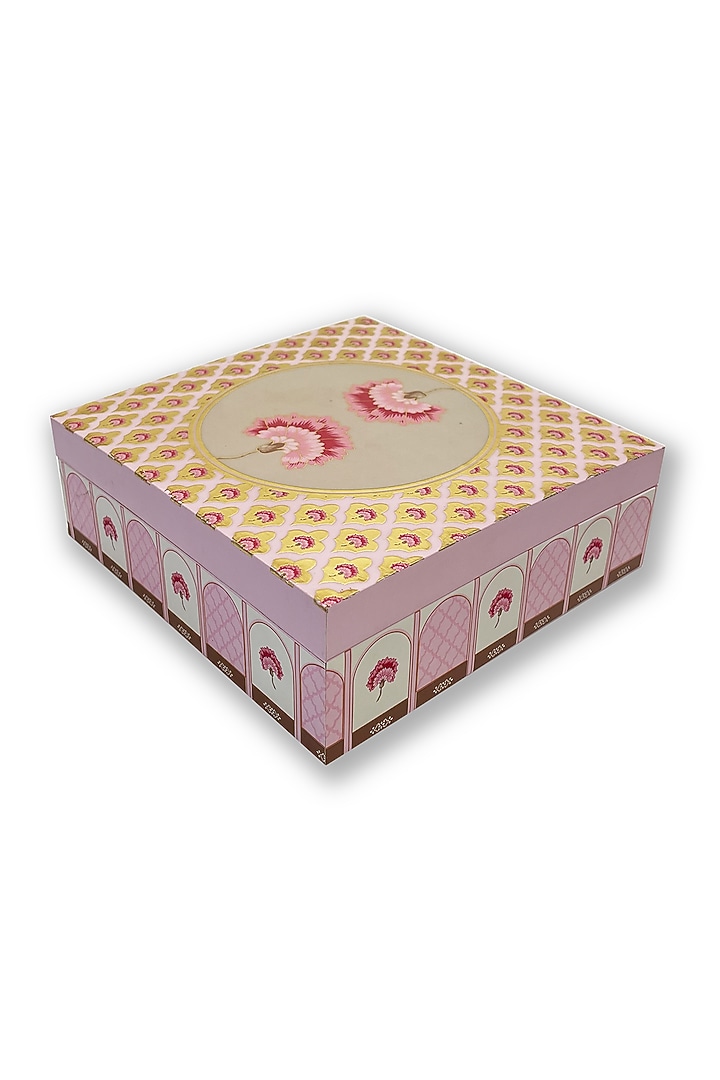 Pink Floral Motif Box by Expression Gifting at Pernia's Pop Up Shop