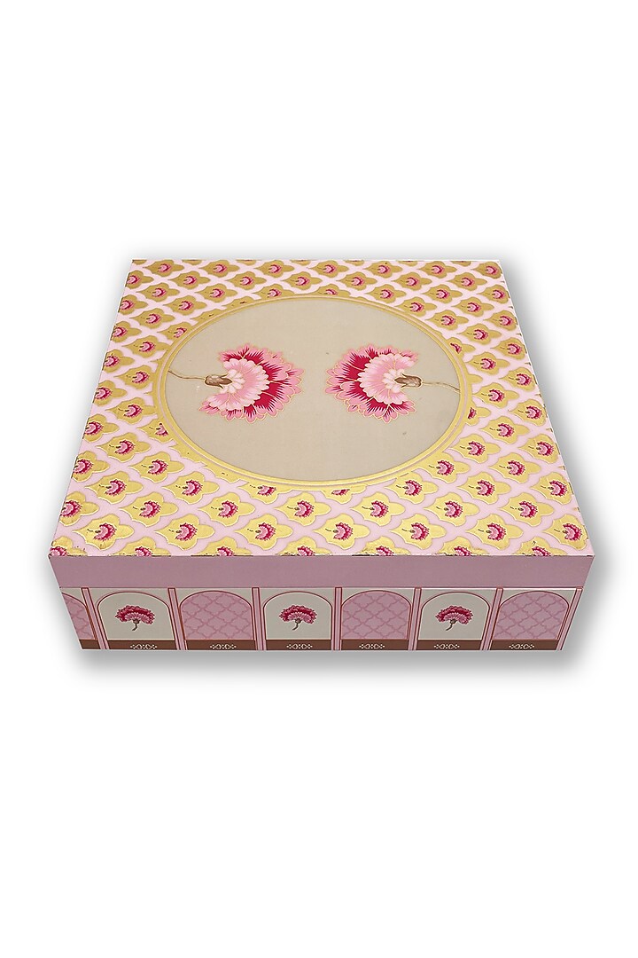 Pink Floral Motif Box by Expression Gifting at Pernia's Pop Up Shop