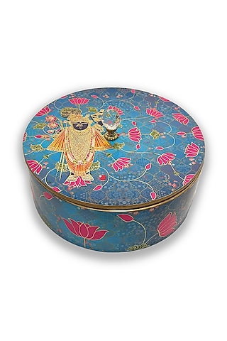 Blue Traditional Motif Box by Expression Gifting