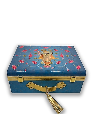 Blue Traditinal Motif Trunk by Expression Gifting