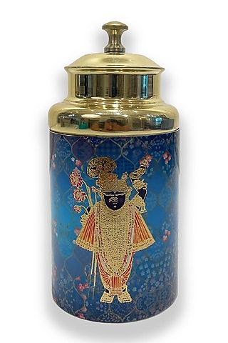 Blue Traditional Motif Container by Expression Gifting
