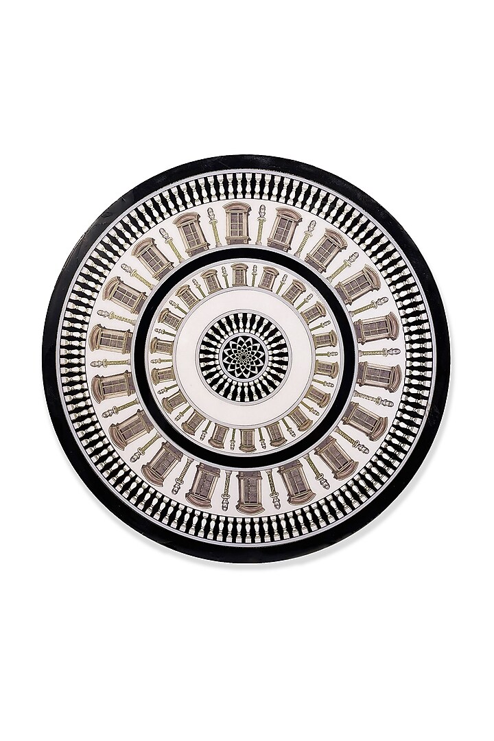 Black Wooden Round Placemat by Expression Gifting at Pernia's Pop Up Shop