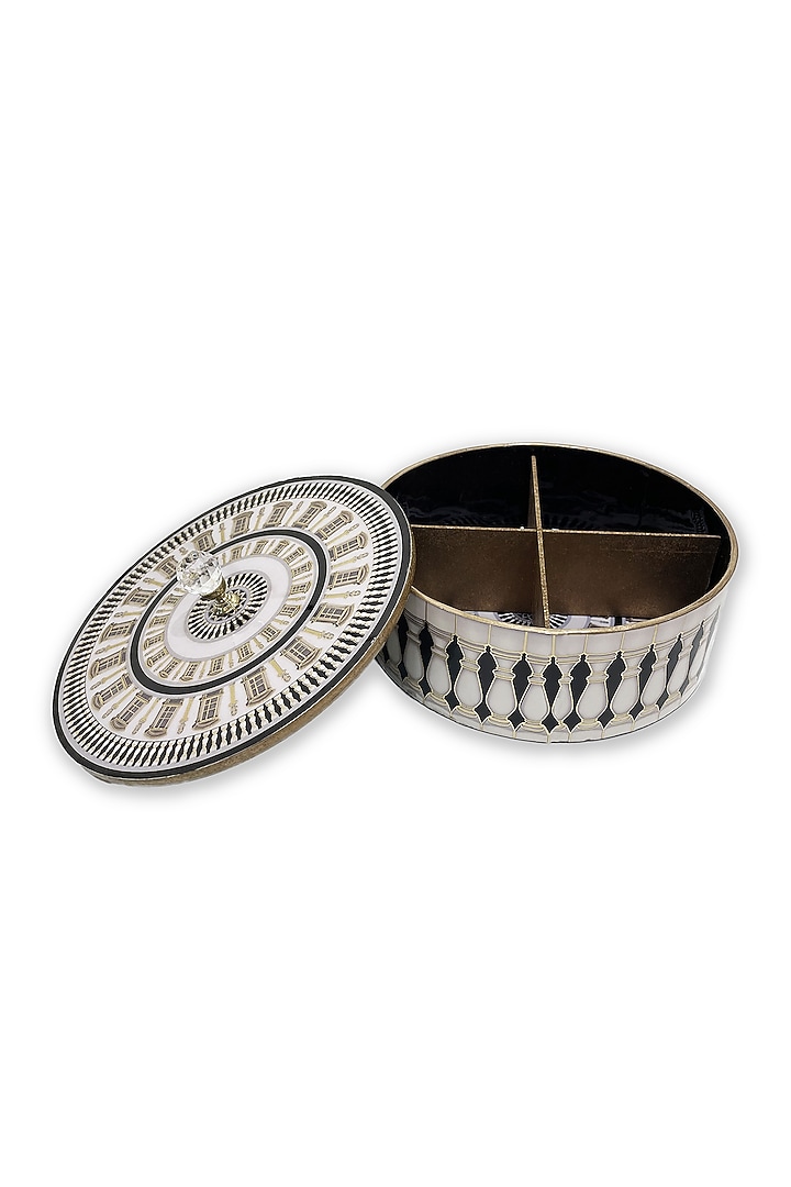 Black Wooden Round Box by Expression Gifting at Pernia's Pop Up Shop