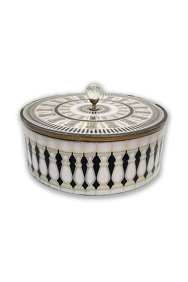 Black Wooden Round Box by Expression Gifting at Pernia's Pop Up Shop