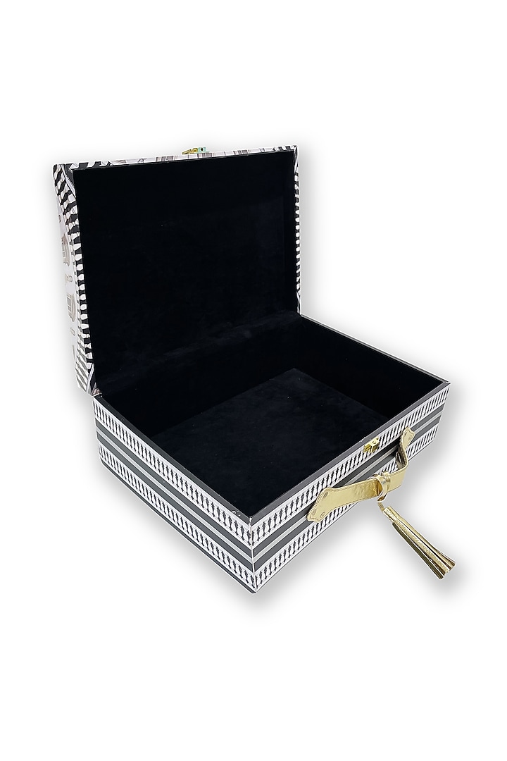 Black Wooden Trunk by Expression Gifting at Pernia's Pop Up Shop