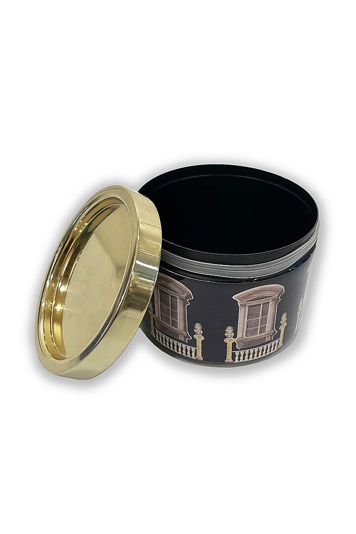 Black Tin Container by Expression Gifting at Pernia's Pop Up Shop
