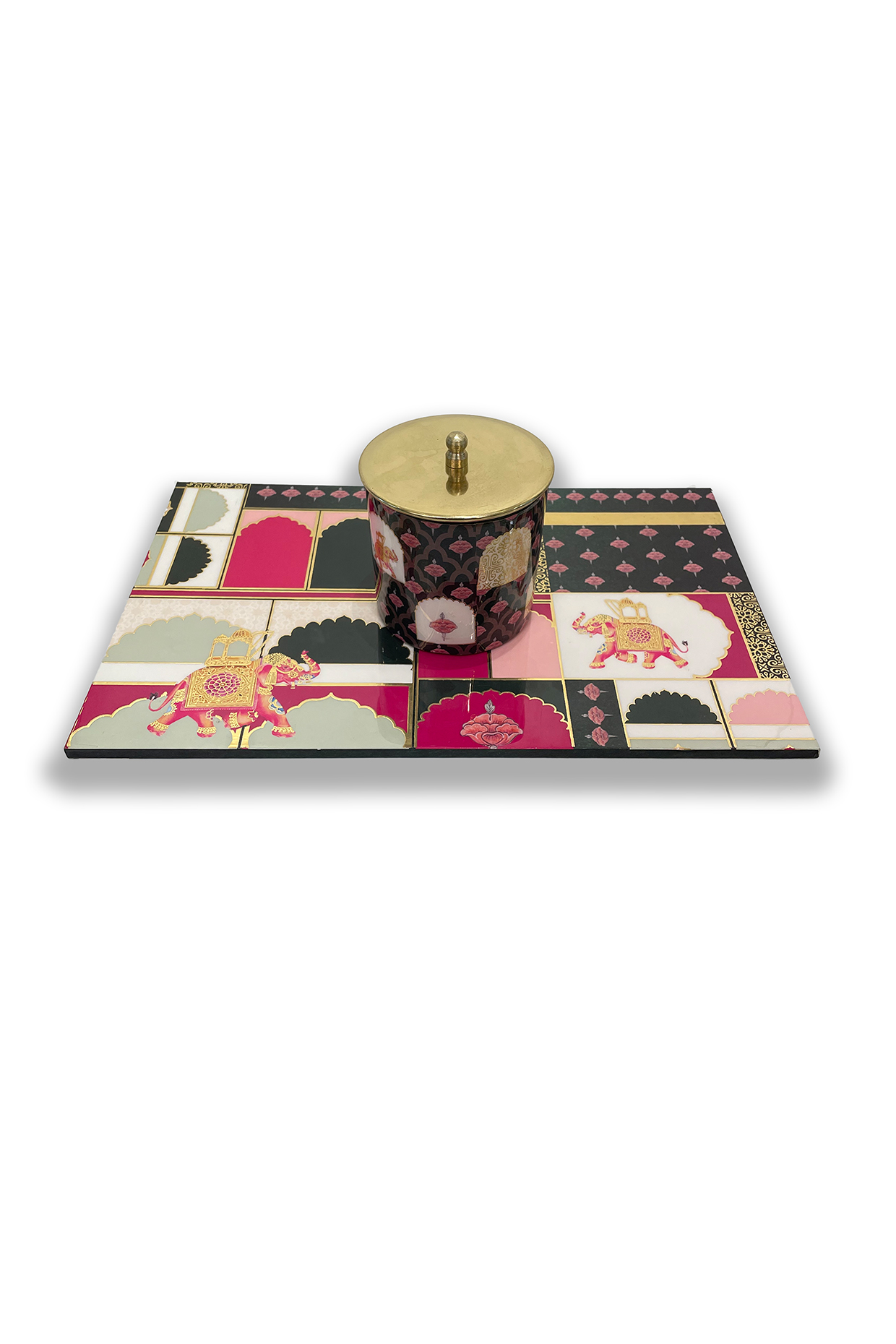 Green Wooden Rectangular Placemat by Expression Gifting at Pernia's Pop Up Shop