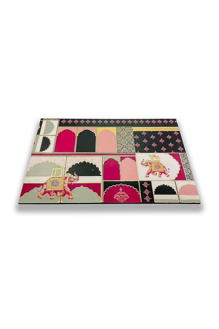 Green Wooden Rectangular Placemat by Expression Gifting at Pernia's Pop Up Shop
