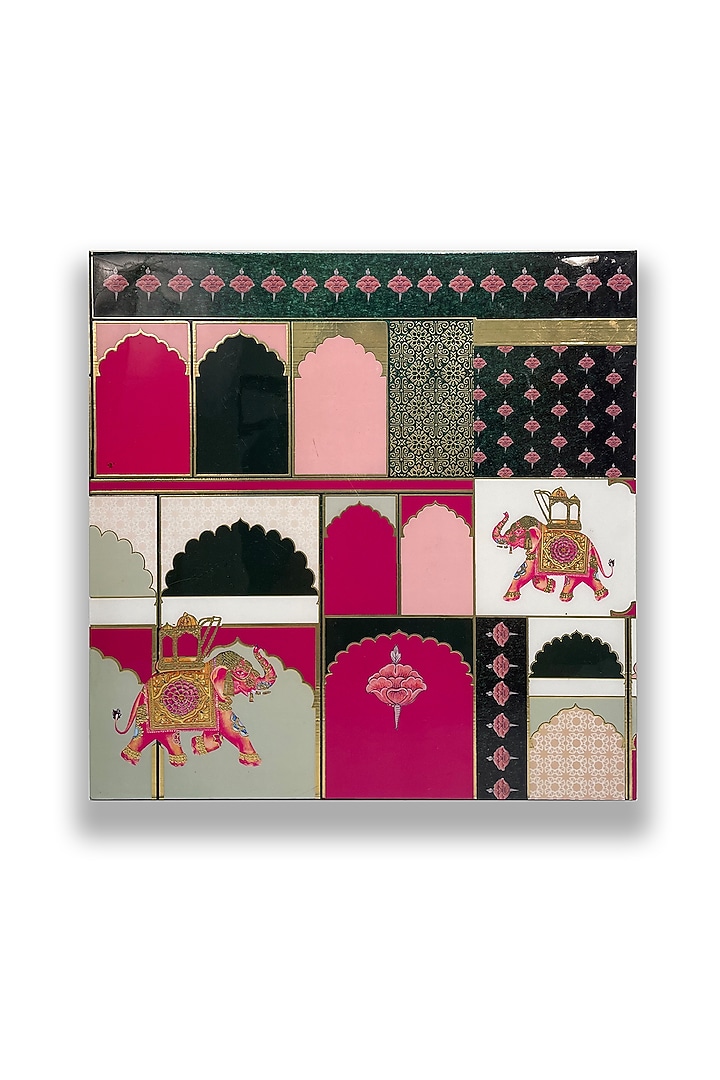Green Wooden Square Placemat by Expression Gifting at Pernia's Pop Up Shop