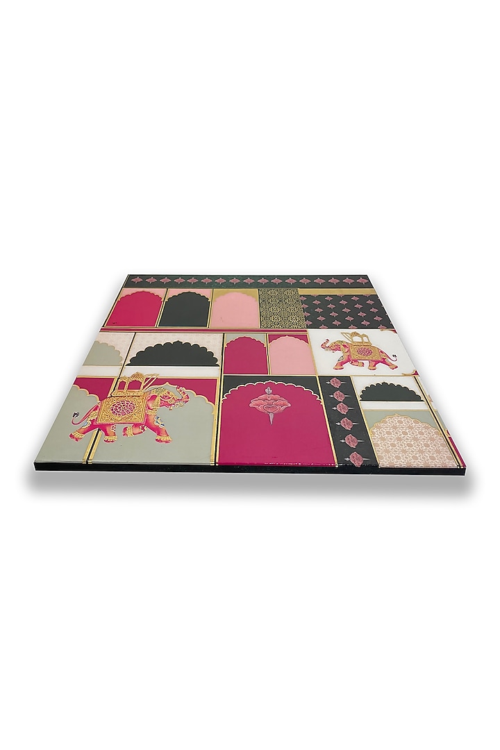 Green Wooden Square Placemat by Expression Gifting at Pernia's Pop Up Shop