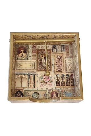 Brown MDF Weight Tissue Holder by Expression Gifting