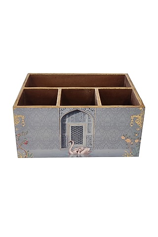 Sky Blue MDF Cutlery Holder by Expression Gifting