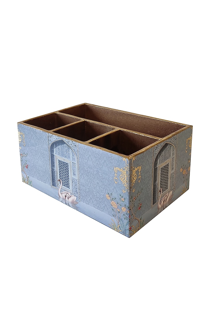 Sky Blue MDF Cutlery Holder by Expression Gifting at Pernia's Pop Up Shop