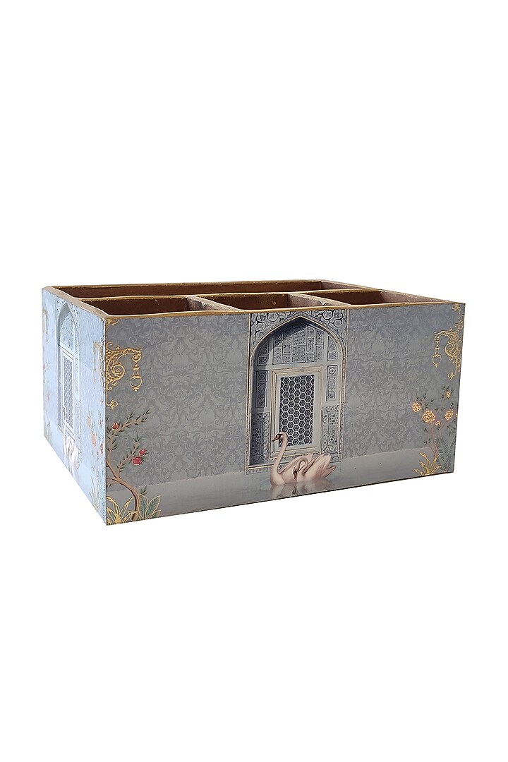 Sky Blue MDF Cutlery Holder by Expression Gifting at Pernia's Pop Up Shop