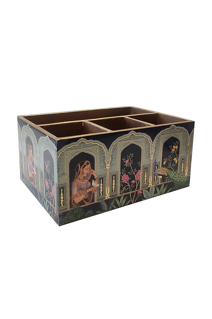 Deep Blue MDF Cutlery Holder by Expression Gifting at Pernia's Pop Up Shop
