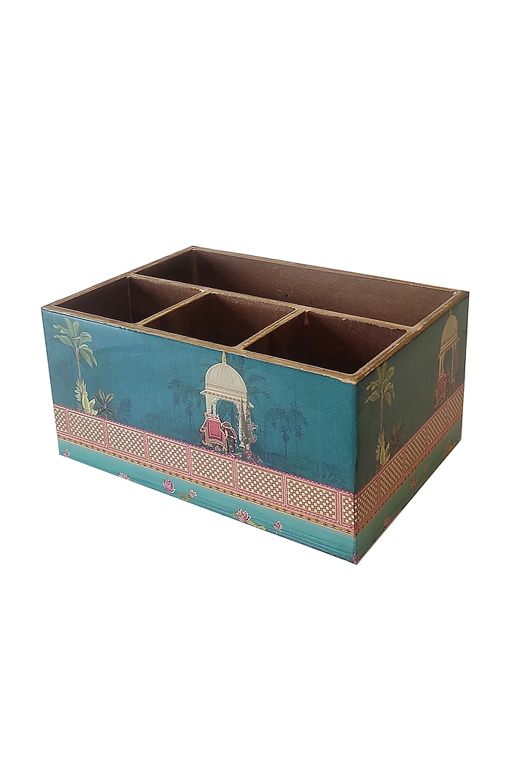 Blue MDF Cutlery Holder by Expression Gifting at Pernia's Pop Up Shop